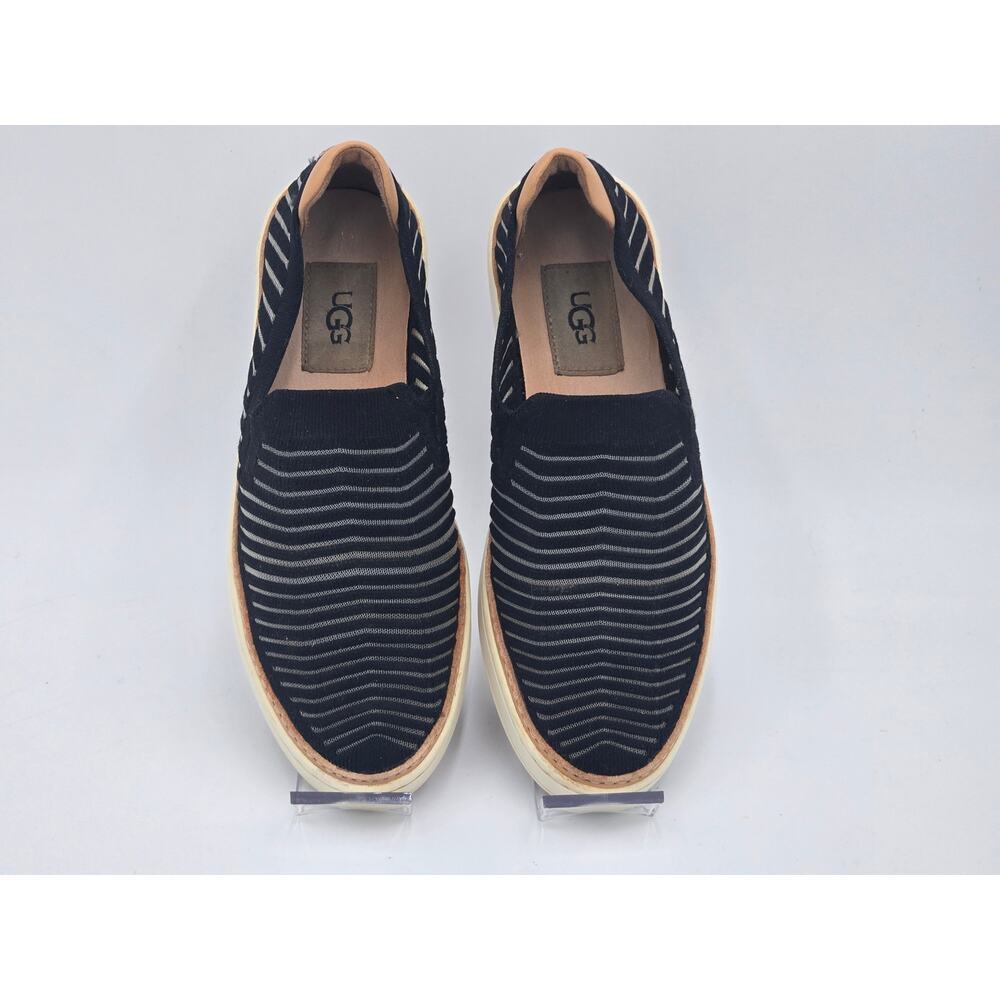 UGG Sammy Breeze Womens 6.5 Black Slip On Knit Casual Shoes - Picture 6 of 8
